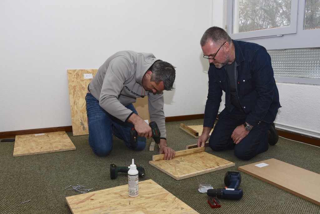 Nicolas et Laurent, des experts en foreuse et visseuse...